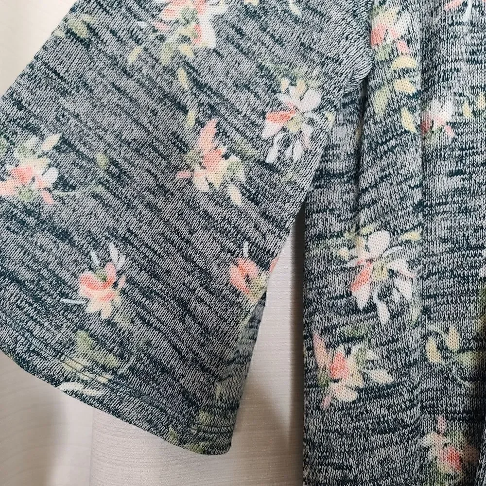 1X 14W 16W Torrid Hacci Kimono Floral High low hem